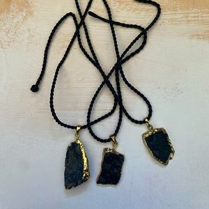 tourmaline necklaces lot of 3